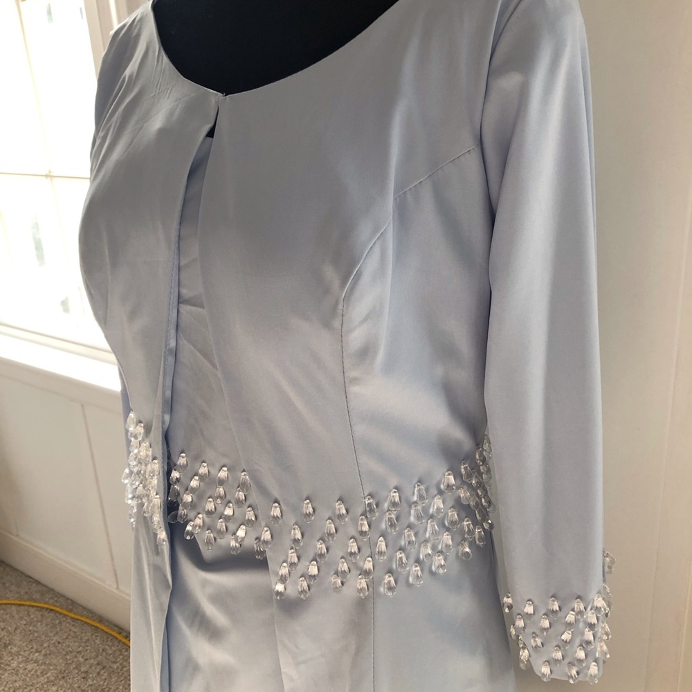 Jacket Dress Wedding Mother Guest Knee Length size 8-10 New with Tags